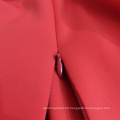 Elastic Plus Size Lantern Sleeve Red Casual Dress African Women